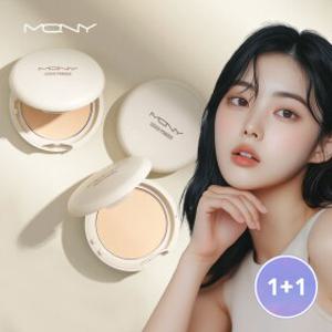 [1+1] 맥퀸뉴욕 마이크로핏 노세범 파우더팩트 /모공 블러 피니쉬 퍼프 2타입 9g