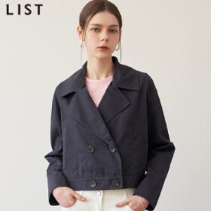 [리스트(LIST)] 메리포핀 코튼 크롭 트렌치 점퍼 (택가격: 268000원)
