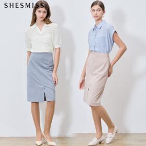 [쉬즈미스(SHESMISS)] 레이디 슬릿 헴 스커트 (택가격: 158000원)