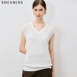 [쉬즈미스(SHESMISS)] 스르르 고급스러운 브이넥 니트 베스트 (택가격: 118000원)