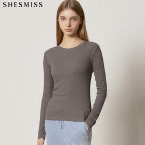 [쉬즈미스(SHESMISS)] 스킨핏 베이직 슬림 티셔츠 (택가격:78000원)