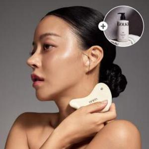 마사지크림 본품 증정(정상가 139,000원) 약손명가 골기 페이스 스톤 괄사 마사지기 얼굴 데콜테