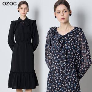 [오조크(OZOC)] 러블리 데이지 프릴 원피스 (택가격: 89900원)