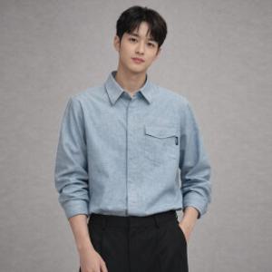 [에드윈] 남성 TR 스판 베이직 셔츠 2종택1