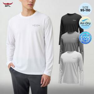 BFL 남성 올시즌 아이스 쿨원단 솔리드 긴팔티셔츠 데일리 고스판 이너티 S2FRTS-131M