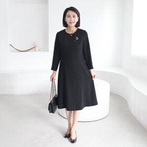 N2752 로렌 진주소매 정장원피스 60대 엄마옷