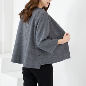 엄마옷 자켓 망토 라운드 정장 무지 6RTY03062 중년여성/50대/60대/70대/마담/빅사이즈/할머니옷/여자