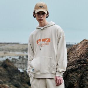 [오션퍼시픽(OCEAN PACIFIC) ] 면100 남녀공용 시티 오버사이즈 후드 티셔츠