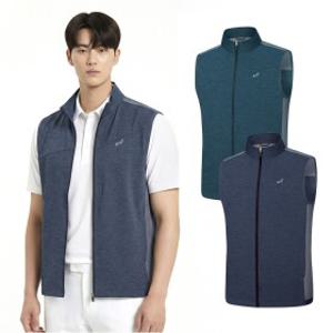 비티알 남성 여름 메쉬 은은 스트라이프 골프 조끼 BSC073UV3M