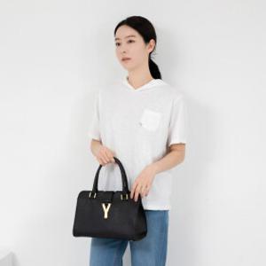 엄마옷 면 후드 슬라브 반팔 티셔츠 6RTY14051 중년여성/50대/60대/70대/마담/빅사이즈/할머니옷/여자