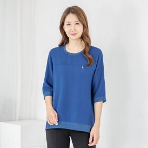 엄마옷 티셔츠 7부 라운드 무지 6RTY03210 중년여성/50대/60대/70대/마담/빅사이즈/할머니옷/여자