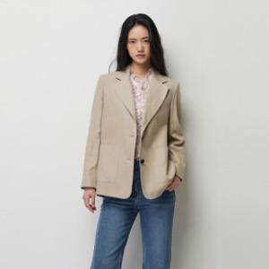 [Online Exclusive] 린넨 헤링본 싱글 투버튼 자켓_SAJKE5631BG