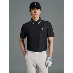 [빈폴골프] [HERITAGE] 남성 심볼 프린트 반소매 티셔츠 - 애쉬(BJ6442B334)