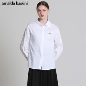 [아날도바시니(ARNALDO BASSINI)] 자수 베이직 셔츠 (택가격: 158000원)