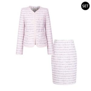 SET 여성 하츠 봄여름 트위드 정장 자켓 + 스커트
