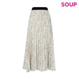 [SOUP] 플로럴 프린팅 밴딩스커트 (SZ3SR34)