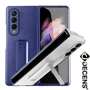 [데켄스]갤럭시Z폴드3 제트폴드3 카본 하드 심플 케이스 M803