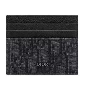 [DIOR][명품] 크리스찬 디올 디올 남성카드지갑 오블리크 자카드 블랙
