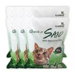 퀸오브샌드 고양이 냥이 두부 모래 7L(녹차) (6개) 모래매트 (WAA2D0E)