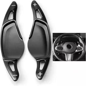HIBEO 2PCS 스티어링 휠 패들 시프터 확장 커버 BMW 5er G30 G31 G38 G11 G20 X3 G01 X4 G02 X5 G32 GT