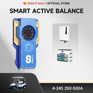 DALYBMS 250A 300A Bms 스마트 BMS 4S 12V 8S 24V 1A 액티브 밸런스 bms (리튬인산철/리튬이온 배터리용)
