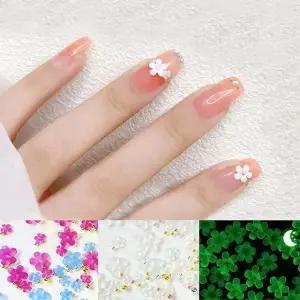 네일아트 빛반응 야광 카멜레온 플라워 스톤 세트 3종 카멜레온파츠 (WA828D3)