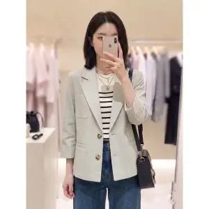 [롯데백화점]SOUP 베이직 7부소매 여성여름자켓  SC4JK901