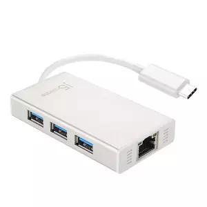 USB3.0 3포트 C타입 허브 유선랜카드 기가비트 이더넷 네트워크연결