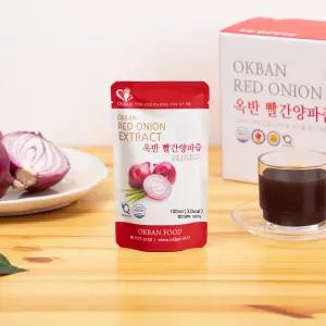 옥반식품 빨간양파즙 무안 자색양파즙 100ml x 30포 x 4박스(총 120포)