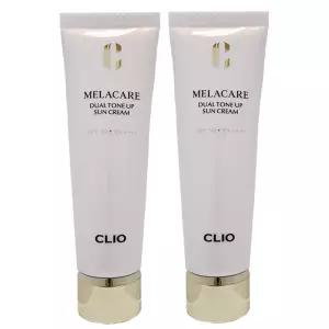 최신상 클리오 멜라케어 듀얼 톤업 선크림 40ml x 2개/톤업+선크림 sb