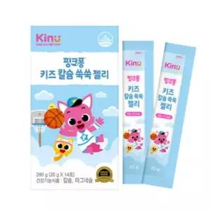 [롯데백화점]GNC [KINU] 핑크퐁 키즈 칼슘 쑥쑥 젤리(20g x 14포 ) /어린이 칼슘,마그네슘