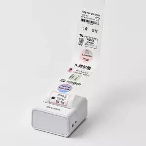 DULABEL 두라벨 라벨프린터 네임 이름 스티커 휴대용 라벨기 프린터기 무선 블루투스 바코드 QR코드