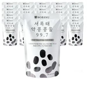 서울대 밥스누 직장인 학생 출근길 간식 서목태 약콩 콩물 190ml 20개