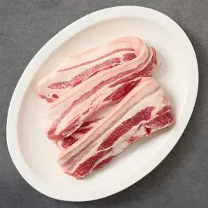 [인정식탁]제주 한돈 1등급 미경산 암돼지 삼겹살 1kg (진공포장)
