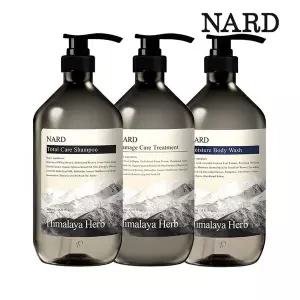 [부케가르니]히말라야 허브 나드 시그니처향 1000ml 3종(샴푸+트리트먼트 +바디워시)