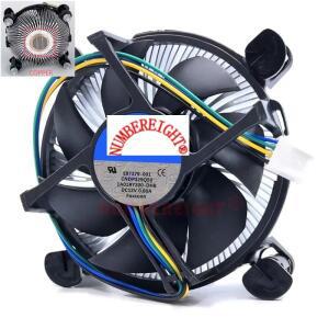 PC CPU 쿨러 팬 Intel i3/i5/i7 소켓 LGA1150/1155/1156 E97379-003 냉각 라디에이터 용 알루미늄 구리 방