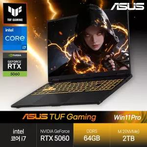 TUF Gaming F17 FX707VV-HX127 (코어i7/RTX4060/64GB/2TB/WP) 게이밍노트북 JH