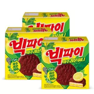 크라운 빅파이 제주레몬 324g x 3개