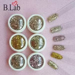 뷰랩 샤이니 솔리드 네일글리터 6종세트 마리골드 셀프아트 셀프네일 (W8346CA)