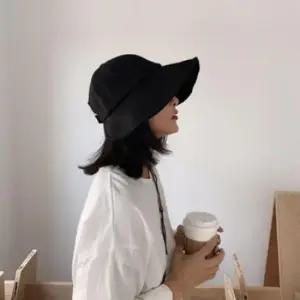 [패션모자] 파나마 여름모자 여자 농사 벙거지 모자 자외선 라피아햇 여름 휴대용모자