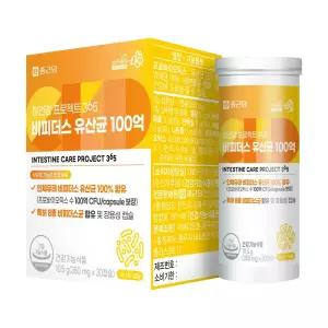 종근당 건강프로젝트365 비피더스 유산균 100억 350mg, 30캡슐, 1개