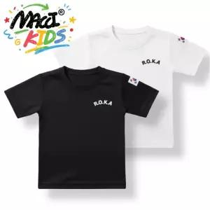 MACCI KIDS(마찌키즈) 쿨포뮬러 ROKA 아동용 코리아 아미 기능성 스판 주니어 반팔 로카 티셔츠 (정품)