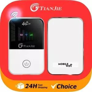 Wifi 핫스팟 Cat4 모바일 라우터 2100mAh 휴대용 SIM 모뎀 4G 5G 무선 글로벌이 포함된 TIANJIE MF903 Mifi