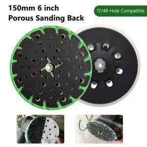 사포 6인치 150MM 다공성 샌딩 그라인딩 패드 디스크 트레이 샌드용 차량용 49홀 공구