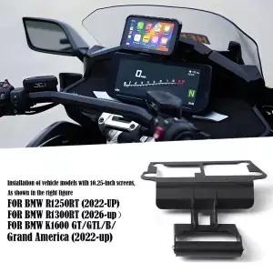 BMW R1250RT K1600 GT GTL B 그랜드 아메리카 10.25인치 계기판 전용 브래킷 내비게이션