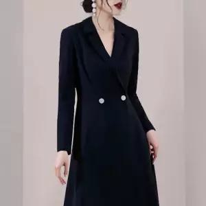 무천도사 여성 여성용 원피스 트렌치 코트 봄가을 세미 KKE1