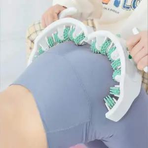 [콩심팥심]지압 마사지롤러 허벅지 셀프 종아리마사지기 전신 어깨 복부 다리