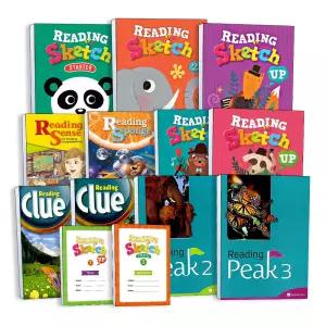 [카드10%] 능률 Reading Sketch Sense Sponge Peak Source Clue Lv 1 2 3 리딩 스케치 업 센스 스폰지 피크 소스 클루 초등 어린이 영어 전문 교재 SB WB Student Book Workbook Class Pack Tests Word Book 세트