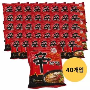 농심 신라면 봉지라면 120g 40개입 x 1박스