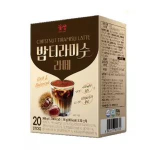 루리점빵 꽃샘 밤 티라미수 라떼 스틱 사무실 커피 업소용 20개 대용량커피 구수한차